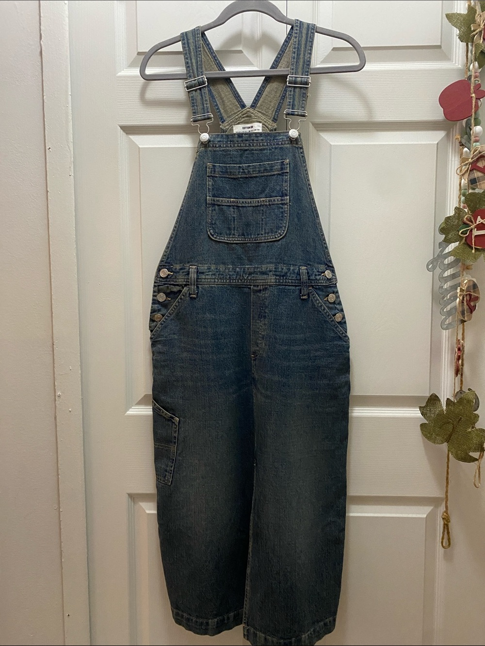 Cotton:On 100% Cotton Classic Medium Wash Denim Women’s Skirt Overalls Size 6